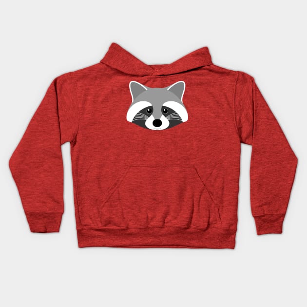 Raccoon Kids Hoodie by tuditees